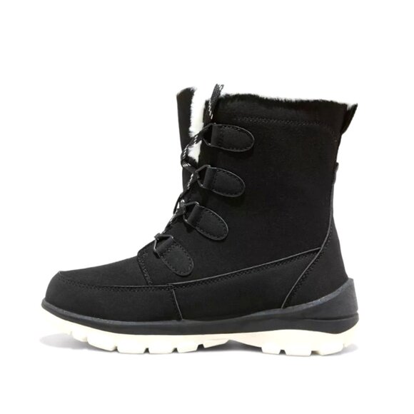 Women's Corie Winter Hiker Boots - Universal Thread Jet Black 6 - Picture 3 of 8